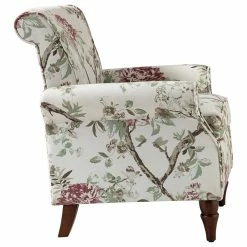 Karat Home Wooden Upholstered Armchair, Floral -GDF sofa Shop 3481aeab03746eab 1788 w800 h800 b1 p0