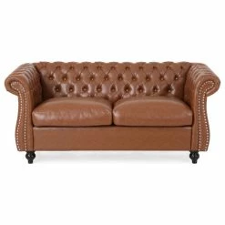GDFStudio Chaim Chesterfield Loveseat