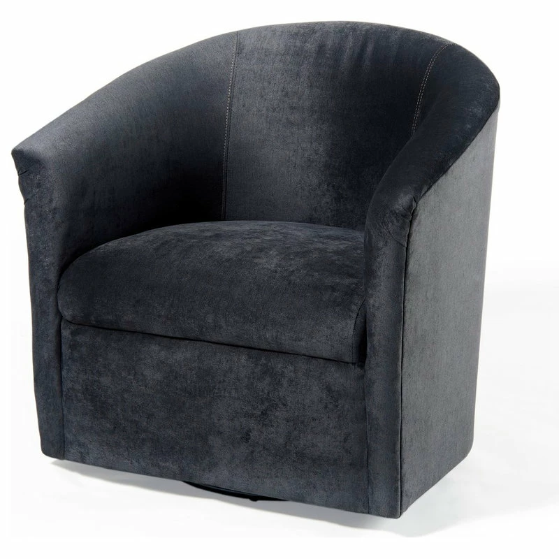 Comfort Pointe Elizabeth Swivel Chair, Charcoal 3 Comfort Pointe Elizabeth Swivel Chair, Charcoal