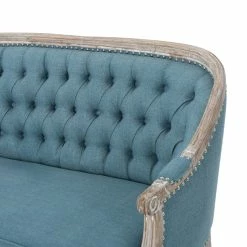 GDFStudio GDF Studio Megan Classical Tufted Loveseat, Blue, Fabric -GDF sofa Shop 3611710701c4472e 9143 w800 h800 b0 p0