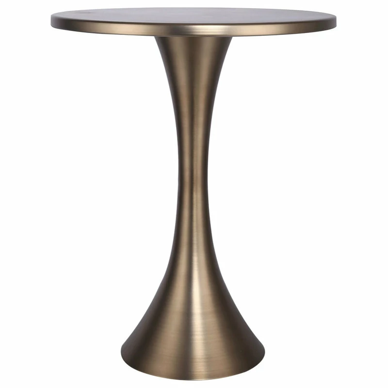 Lumisource 24" H Round Metal Matte Golden Bronze Accent Table 3 Lumisource 24" H Round Metal Matte Golden Bronze Accent Table