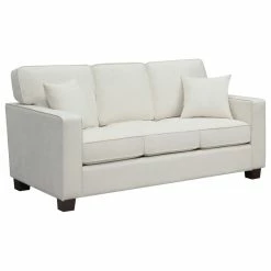 Office Star Products 3-Seater Sofa, Ivory