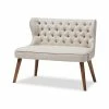 Baxton Studio Scarlett Upholstered Accent Chair With Tuffting, 2-Seater, Light Beige -GDF sofa Shop 36917c9b07b63ac2 8189 w800 h800 b1 p0