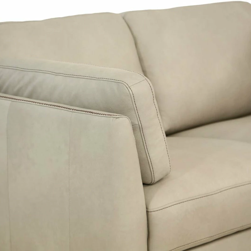 Acme Furniture ACME Matias Loveseat, Dusty White Leather 7 Acme Furniture ACME Matias Loveseat, Dusty White Leather - Image 5