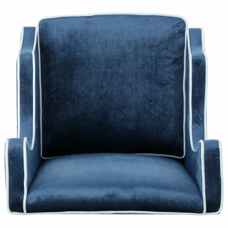 GDFStudio GDF Studio Edell Traditional New Velvet Two Toned High Winged Back Club Chair, C 13 GDFStudio GDF Studio Edell Traditional New Velvet Two Toned High Winged Back Club Chair, C - Image 11