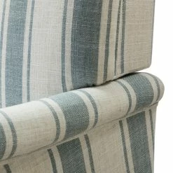 Karat Home Stripe Armchair With Solid Wood Legs, Blue -GDF sofa Shop 37d1012200592371 1967 w800 h800 b0 p0