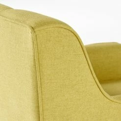 GDFStudio GDF Studio Fontinella Mid-Century Modern Fabric Tufted Arm Chair, Verdure Yellow, Single -GDF sofa Shop 38415d4001b7fb56 9047 w800 h800 b0 p0