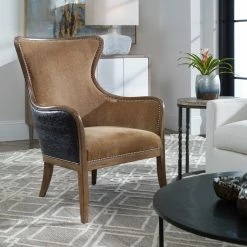 Uttermost Snowden Tan Wing Chair 15 Uttermost Snowden Tan Wing Chair -GDF sofa Shop 3991249601a91a7e 2904 w800 h800 b0 p0