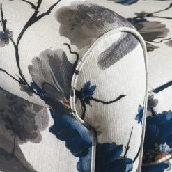 GDFStudio GDF Studio Manon Blue & White Floral Print Fabric Club Chair -GDF sofa Shop 39a1f0c6036c6085 0985 w800 h800 b0 p0