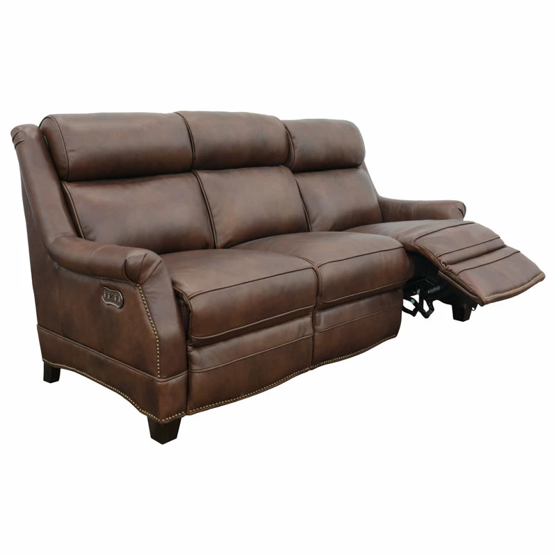 Barcalounger Warrendale Power Reclining Sofa, Worthington Cognac 5 Barcalounger Warrendale Power Reclining Sofa, Worthington Cognac - Image 3