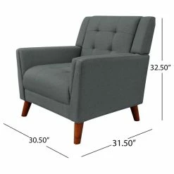 GDFStudio GDF Studio Evelyn Mid Century Modern Fabric Arm Chair, Dark Gray/Walnut 14 GDFStudio GDF Studio Evelyn Mid Century Modern Fabric Arm Chair, Dark Gray/Walnut -GDF sofa Shop 3aa1a2a2029068ae 8203 w800 h800 b1 p0