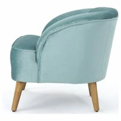 GDFStudio GDF Studio Scarlett Modern New Velvet Club Chair, Seafoam Blue -GDF sofa Shop 3ae1722101e65bce 7009 w800 h800 b1 p0