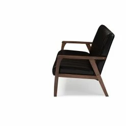 Baxton Studio Nikko Faux Leather Wooden 3-Seater Sofa, Dark Brown 9 Baxton Studio Nikko Faux Leather Wooden 3-Seater Sofa, Dark Brown -GDF sofa Shop 3b117e490b43c512 1234 w800 h800 b1 p0