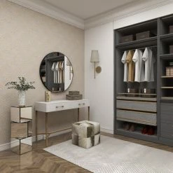 Brimfield & May Contemporary Gray Leather Stool 95920 -GDF sofa Shop 3b61d6020189928d 2801 w800 h800 b0 p0