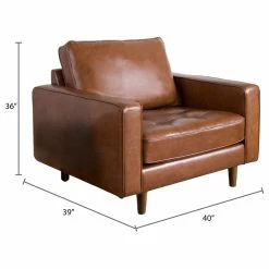 Abbyson Living Hammond Mid-Century Top Grain Leather Armchair, Camel 17 Abbyson Living Hammond Mid-Century Top Grain Leather Armchair, Camel -GDF sofa Shop 3c21ff3502aa3d42 6039 w800 h800 b1 p0