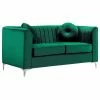 Meridian Furniture Isabelle Velvet Loveseat, Green -GDF sofa Shop 3c51f16b0877b4c8 8687 w800 h800 b1 p0