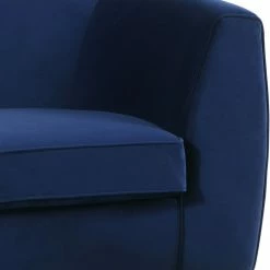 Meridian Furniture Julian Velvet Loveseat, Navy, Gold Base -GDF sofa Shop 3c81a87c02740e07 0618 w800 h800 b0 p0