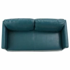 GDFStudio GDF Studio Harbison Leather Loveseat Settee, Teal -GDF sofa Shop 3cd18d310f907513 3578 w800 h800 b1 p0