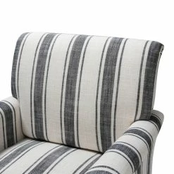 Karat Home Stripe Armchair Set Of 2, Black -GDF sofa Shop 3e811ecf010baac6 1405 w800 h800 b0 p0