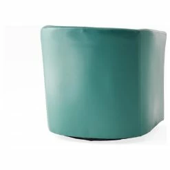 GDFStudio GDF Studio Corley Faux Leather Swivel Club Chair, Turquoise -GDF sofa Shop 3e815c1f02eb7108 3024 w800 h800 b1 p0
