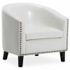 Belleze Tub Barrel Accent Chair Faux Leather, White -GDF sofa Shop 3f418c750d5114c6 0991 w800 h800 b1 p0