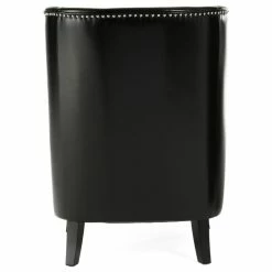 GDFStudio GDF Studio Jameson Tall Wingback Leather Club Chair, Black -GDF sofa Shop 3f812d22039fdd93 1590 w800 h800 b1 p0