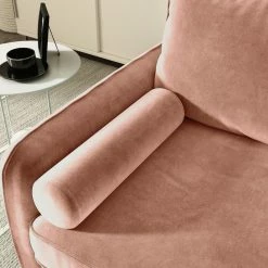 Coosy Home The Audrey I Velvet Round Arm Loveseat, Rose Pink -GDF sofa Shop 4031488e022b8b82 1440 w800 h800 b0 p0