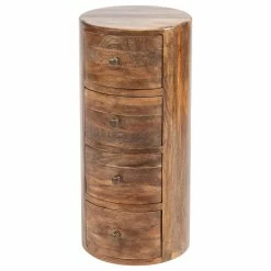 Butler Specialty Company Liam Light Brown Wood End Table With Storage, 1176312