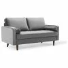LexMod Valour Performance Velvet Loveseat, Gray -GDF sofa Shop 40c1570900cd2c65 3569 w800 h800 b1 p0