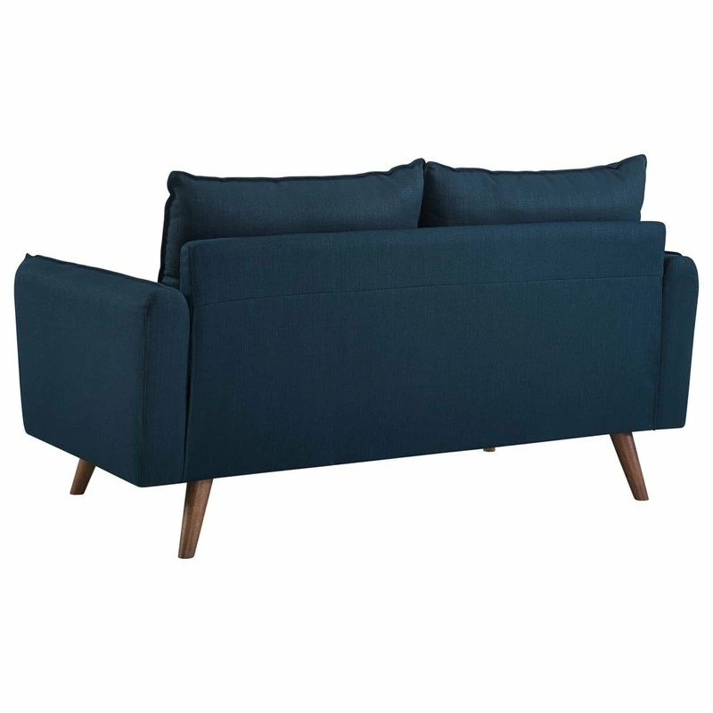 America Luxury Modern Contemporary Urban Living Loveseat Sofa, Navy Blue 5 America Luxury Modern Contemporary Urban Living Loveseat Sofa, Navy Blue - Image 3