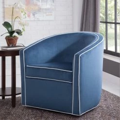 Comfort Pointe Keely Swivel Chair, Blue 11 Comfort Pointe Keely Swivel Chair, Blue -GDF sofa Shop 418145ac0e73d17b 1238 w800 h800 b0 p0