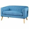 GDFStudio GDF Studio Carol Button Back Mid Century Fabric Modern Loveseat, Muted Blue -GDF sofa Shop 41d18e060f9075d4 6976 w800 h800 b1 p0