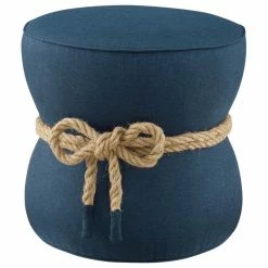 LexMod Beat Nautical Rope Upholstered Fabric Ottoman, Blue 21 LexMod Beat Nautical Rope Upholstered Fabric Ottoman, Blue -GDF sofa Shop 42a1e76e00cd29c6 3153 w800 h800 b1 p0