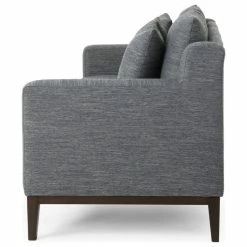 GDFStudio Noxon Fabric 3 Seater Sofa With Accent Pillows, Charcoal + Dark Walnut -GDF sofa Shop 42d16905005272db 4488 w800 h800 b1 p0