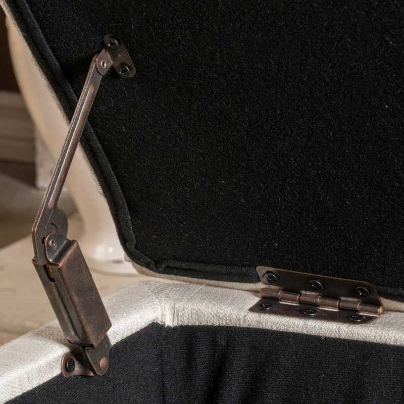 GDFStudio GDF Studio Logan Linen Storage Ottoman, Linen 6 GDFStudio GDF Studio Logan Linen Storage Ottoman, Linen - Image 4