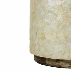 East At Main's Sable Off-White Wood And Capiz Round Accent Table -GDF sofa Shop 44e1783401fad984 9934 w800 h800 b0 p0