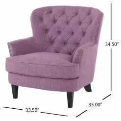GDFStudio GDF Studio Laxford Light Purple Tufted Fabric Club Chair -GDF sofa Shop 45415bd702295638 8192 w800 h800 b1 p0