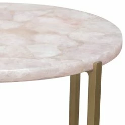 Diamond Sofa Mika Round Accent Table With Rose Quartz Top With Brass Base 18 Diamond Sofa Mika Round Accent Table With Rose Quartz Top With Brass Base -GDF sofa Shop 4661957e00106ae6 9861 w800 h800 b1 p0