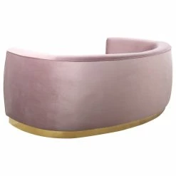 Meridian Furniture Julian Velvet Sofa, Pink, Gold Base -GDF sofa Shop 4671153e02740db1 3111 w800 h800 b1 p0