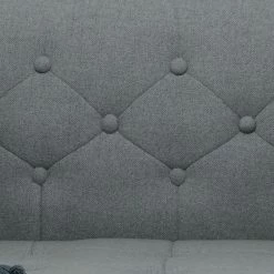 GDFStudio GDF Studio Aidan Mid Century Modern Tufted Fabric Sofa, Brown/Black/Silver -GDF sofa Shop 4671499701b704e0 9993 w800 h800 b0 p0