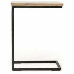 Limari Home Turner C-Shaped Wood & Metal Side Table In Brown/Black 9 Limari Home Turner C-Shaped Wood & Metal Side Table In Brown/Black -GDF sofa Shop 4671c58b0eda3902 6200 w800 h800 b1 p0