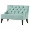 GDFStudio GDF Studio Nicoletta Tufted Fabric Settee Loveseat, Light Mint Blue -GDF sofa Shop 4671f8480206a477 0459 w800 h800 b1 p0