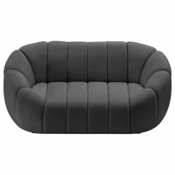 Meridian Furniture Elijah Velvet Upholstered Loveseat, Gray -GDF sofa Shop 46912406027411ae 6482 w800 h800 b1 p0