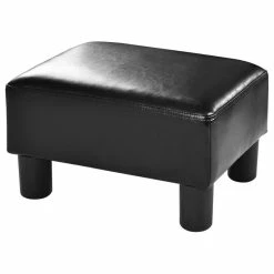 Costway Small Ottoman Footrest PU Leather Footstool Rectangular Seat Stool 11 Costway Small Ottoman Footrest PU Leather Footstool Rectangular Seat Stool -GDF sofa Shop 46b142790bcefdbc 0818 w800 h800 b1 p0