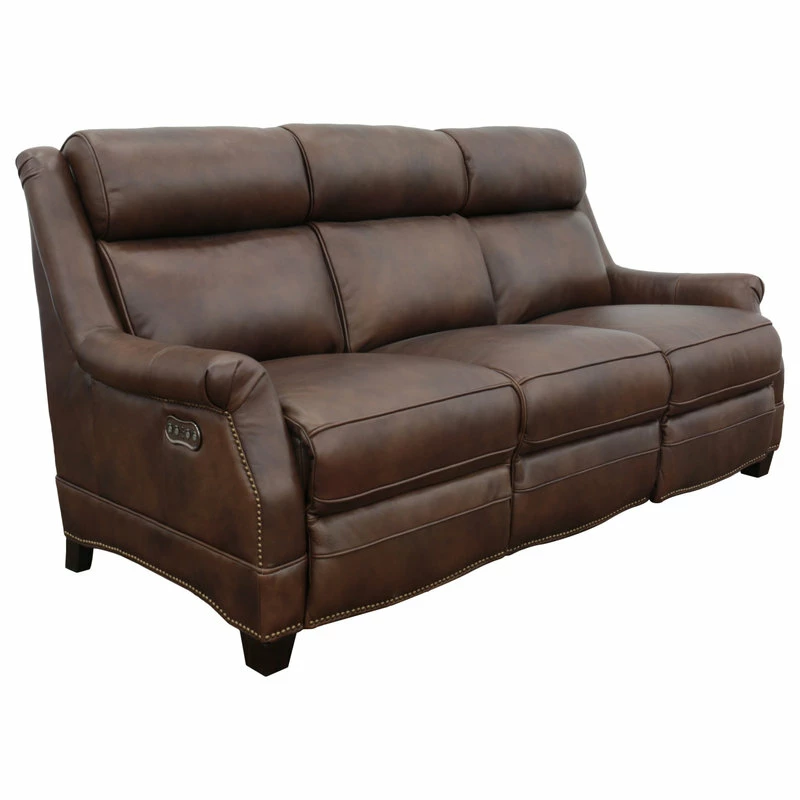 Barcalounger Warrendale Power Reclining Sofa, Worthington Cognac 4 Barcalounger Warrendale Power Reclining Sofa, Worthington Cognac - Image 2