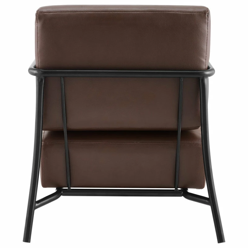 HomeFare Modern Espresso Accent Chair 5 HomeFare Modern Espresso Accent Chair - Image 3