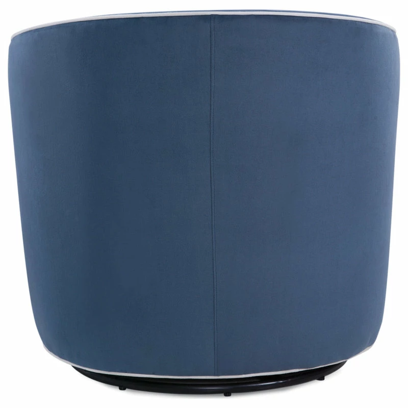 Comfort Pointe Keely Swivel Chair, Blue 5 Comfort Pointe Keely Swivel Chair, Blue - Image 3