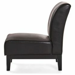 GDFStudio GDF Studio Brakar Brown Leather Armless Chair -GDF sofa Shop 48810ae3035a5479 4558 w800 h800 b1 p0