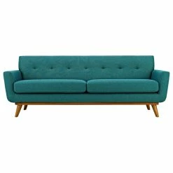 LexMod Engage Upholstered Fabric Sofa, Teal -GDF sofa Shop 4931cf8300cd1c01 8787 w800 h800 b1 p0