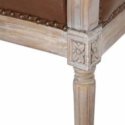 GDFStudio GDF Studio Megan Classical Tufted Loveseat, Cognac And Antique, Faux Leather -GDF sofa Shop 4a1177a401567505 3693 w800 h800 b0 p0